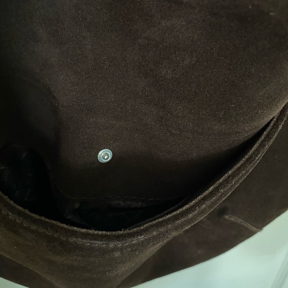 Furla Hobo Bag Dark Brown Like New - Picture 5 of 6